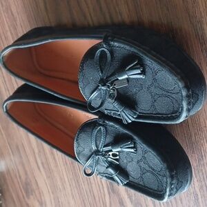 Coach Moira Sig Jacq Loafer - Color: Black/Coal-6.5B fits to size